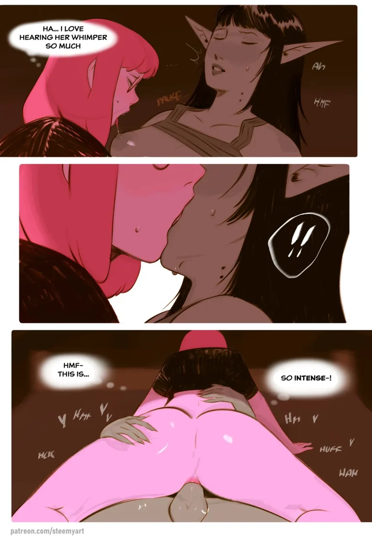Princess Bubblegum and Marceline porn comic picture 48