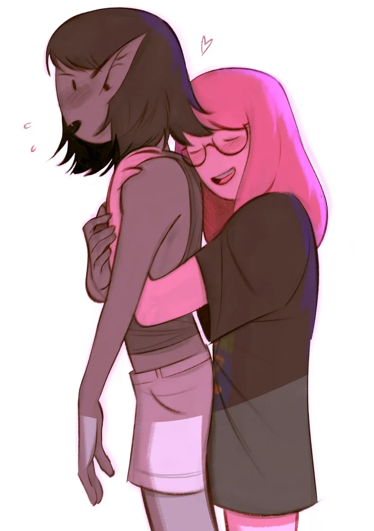 Princess Bubblegum and Marceline porn comic picture 54
