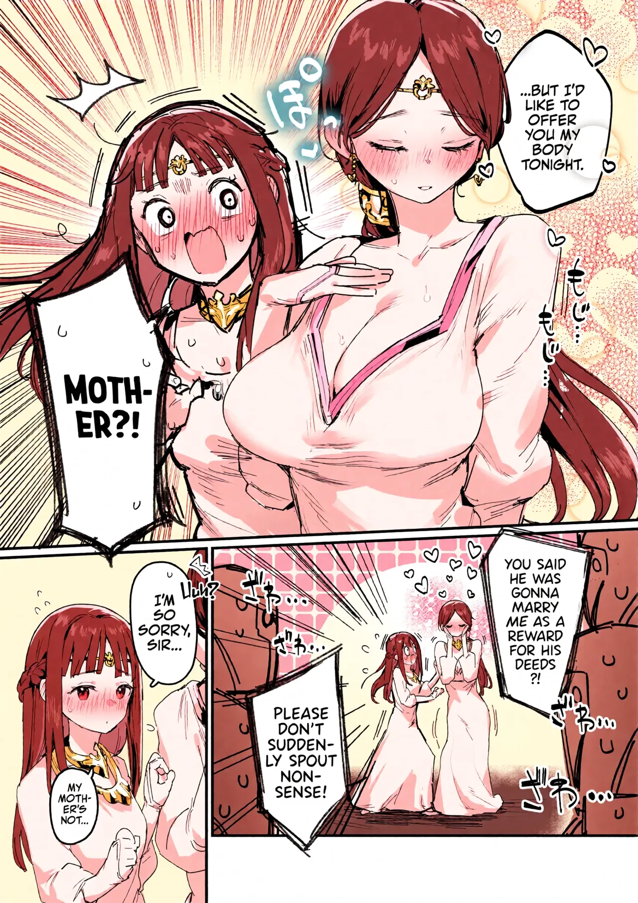 Princess & Queen Double Whopper?! | Yuusha to Hime to Okaa-sama!? porn comic picture 10