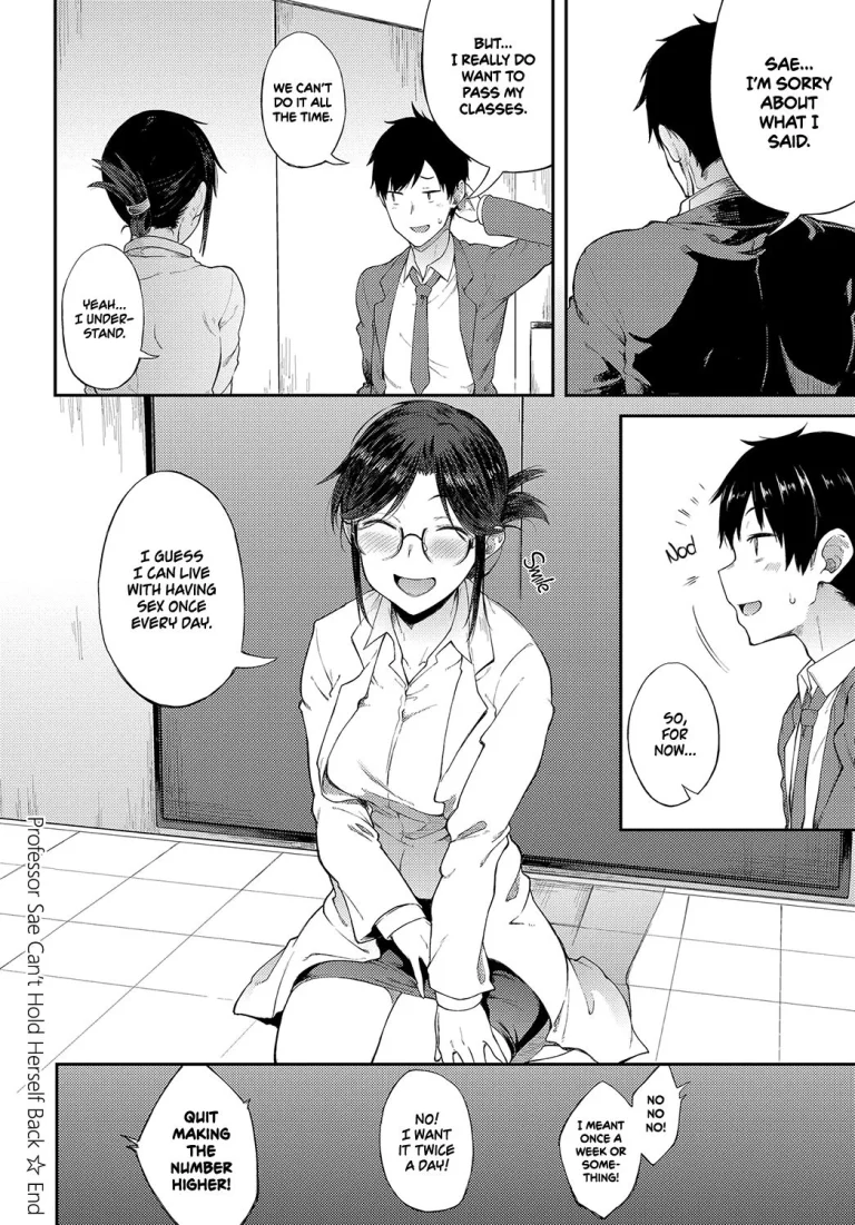 Professor Sae Can't Hold Herself Back | Sae-chan Sensei wa Gaman Dekinai porn comic picture 20