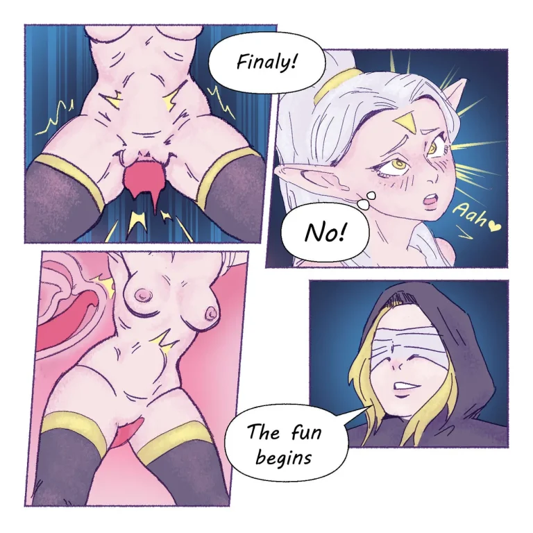 Punishment for Necromancer porn comic picture 10