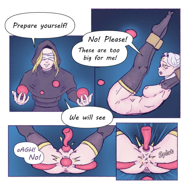 Punishment for Necromancer porn comic picture 13
