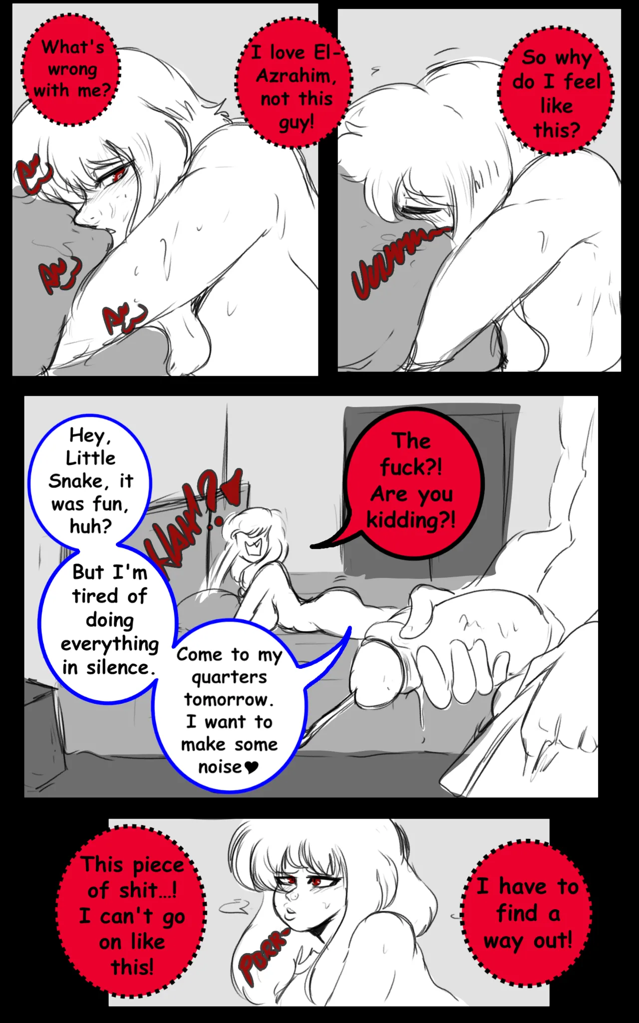 Punishment for the Little Arrogant Snake porn comic picture 28