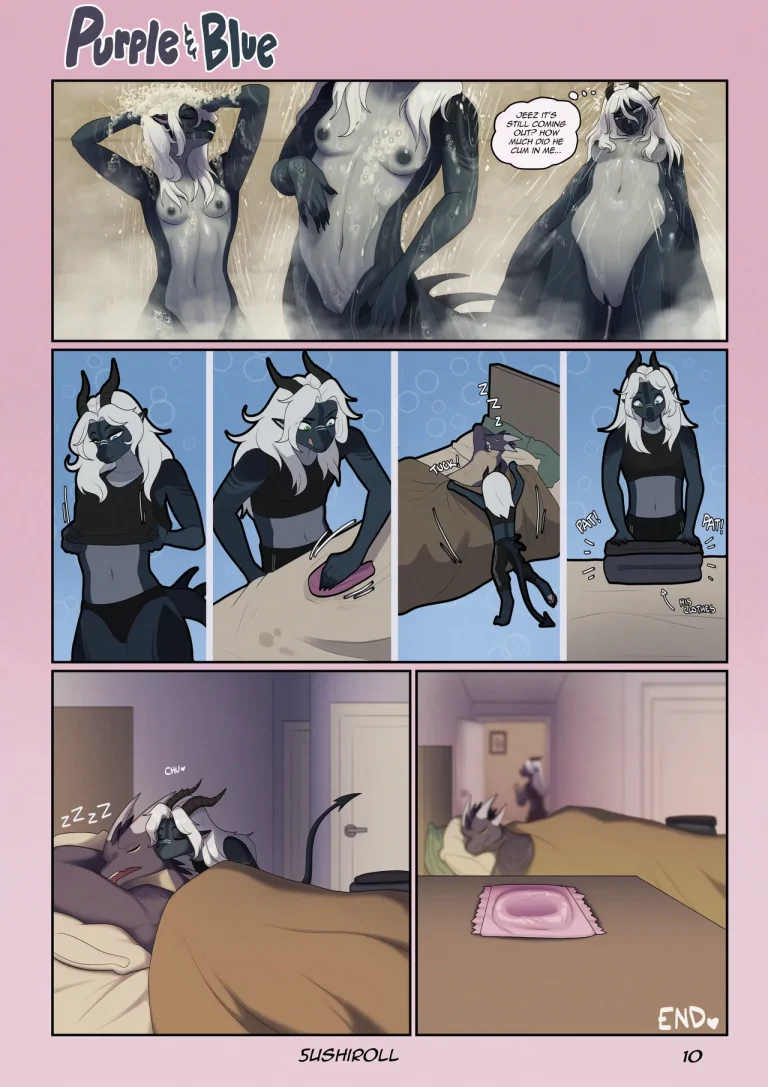 Purple and Blue porn comic picture 10