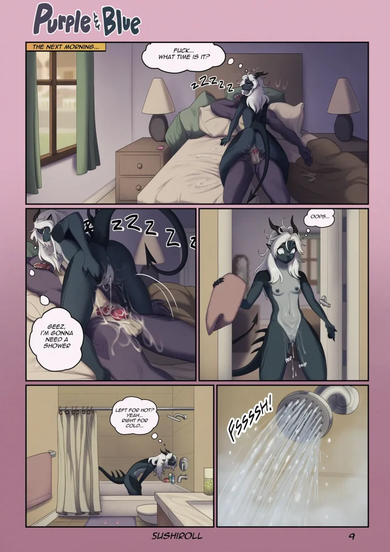 Purple and Blue porn comic picture 9