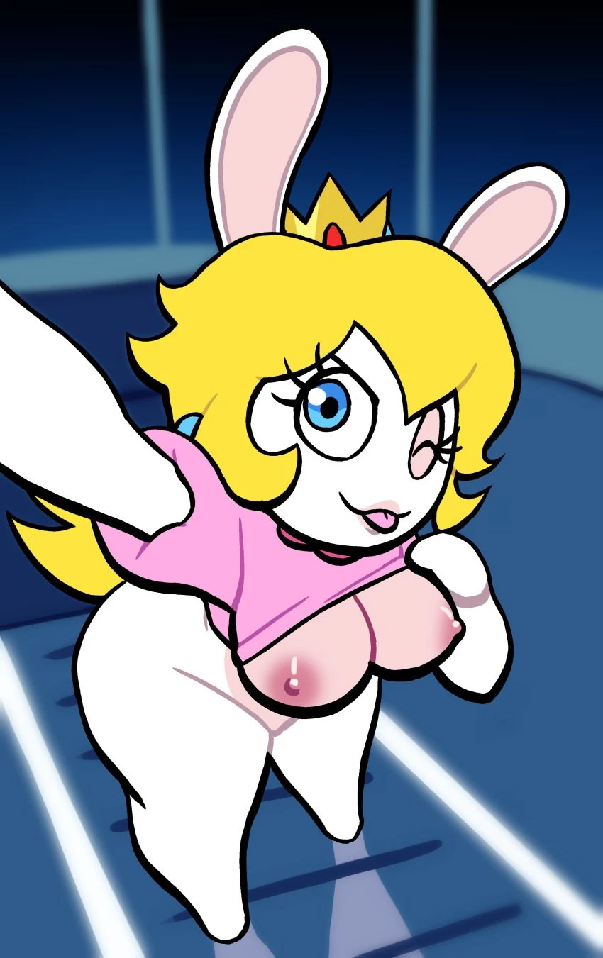 Rabbid Mario gals porn comic picture 3