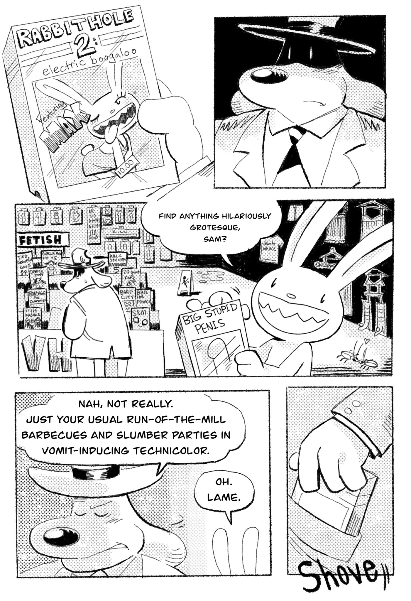 Rabbit hole porn comic picture 3