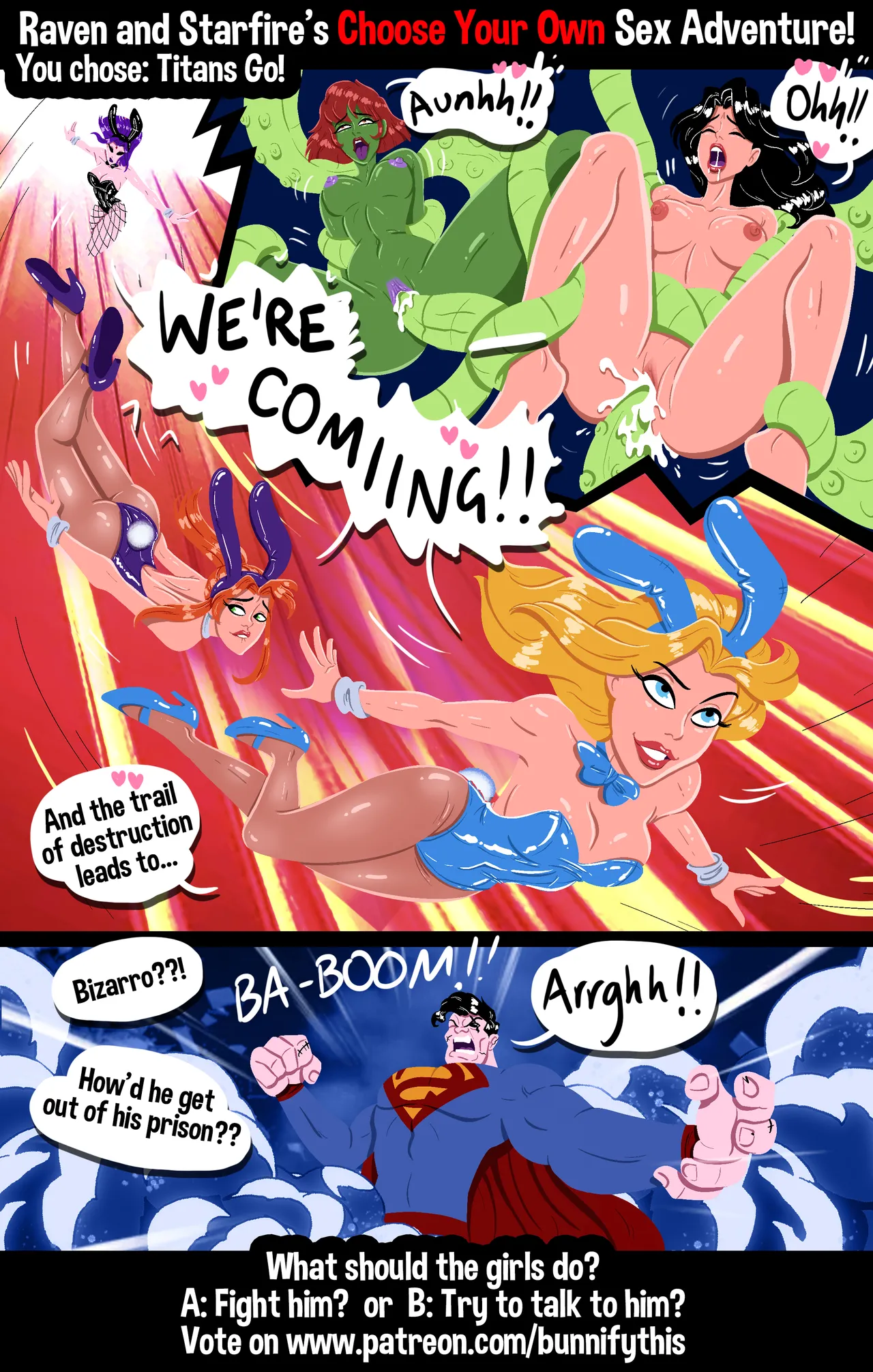 Raven and Starfire's Choose Your Own Sex Adventure! porn comic picture 24