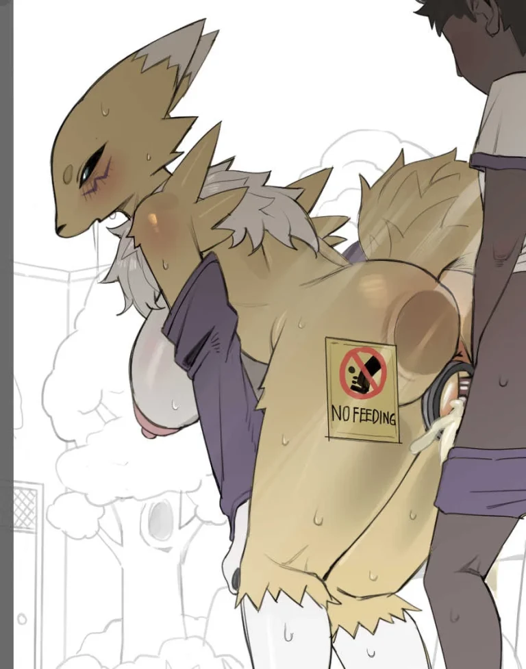Renamon porn comic picture 9
