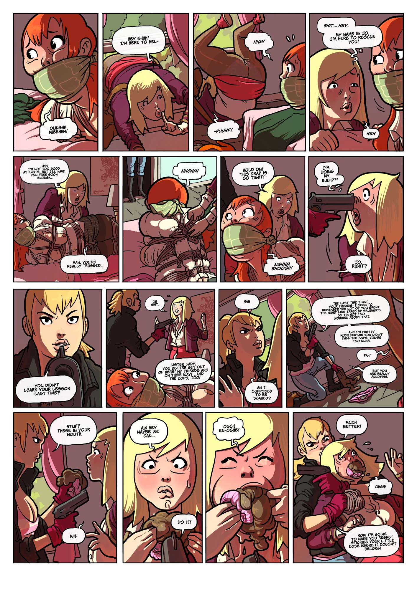 Rescue Jo porn comic picture 2