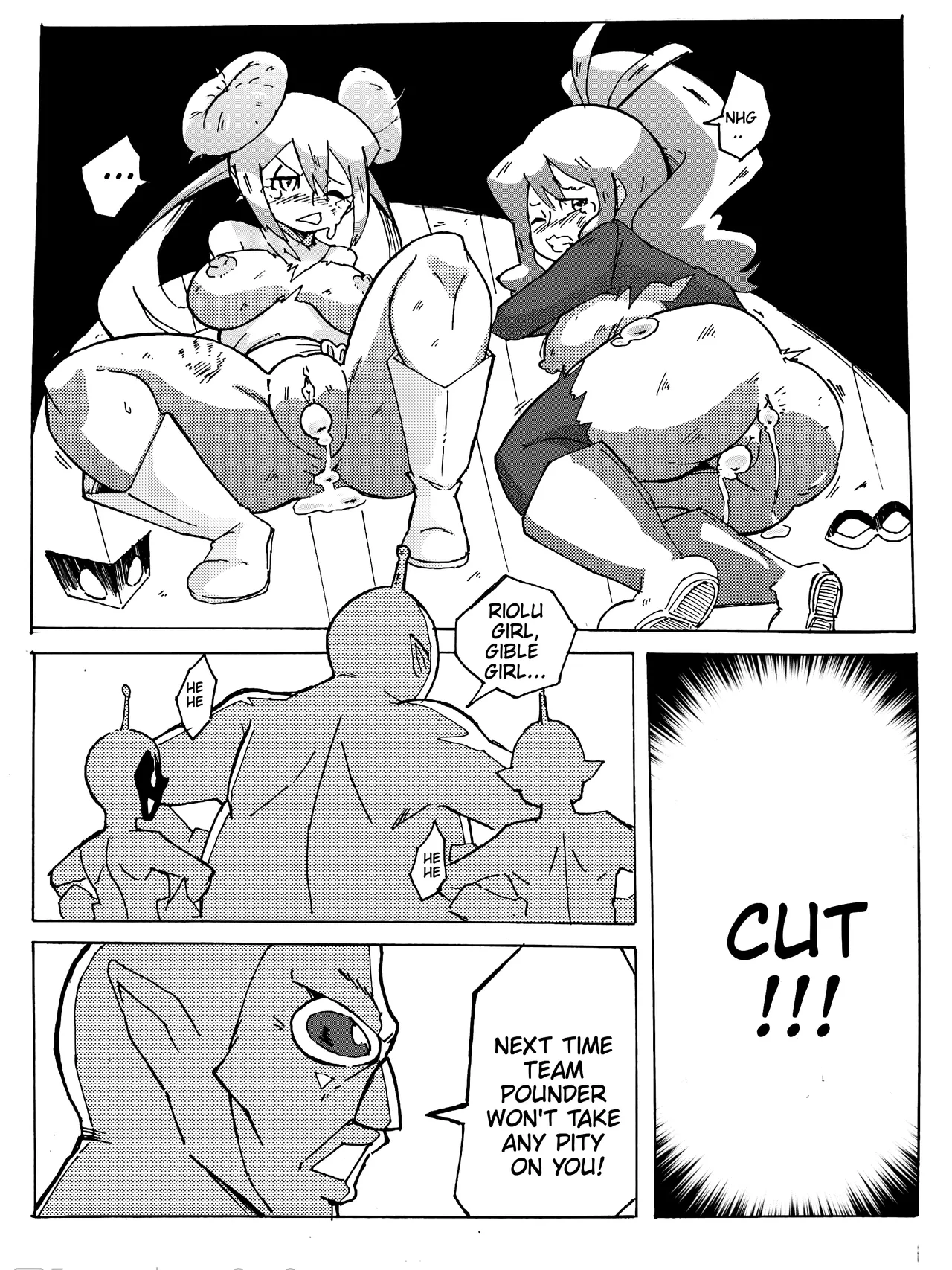 Riolu Girl & Gible Girl: Pound Town porn comic picture 15