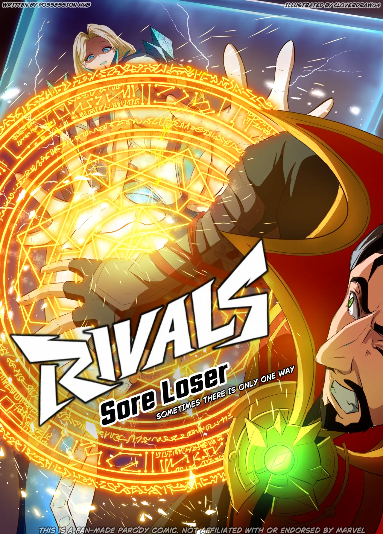 Rivals: Sore Loser porn comic picture 1
