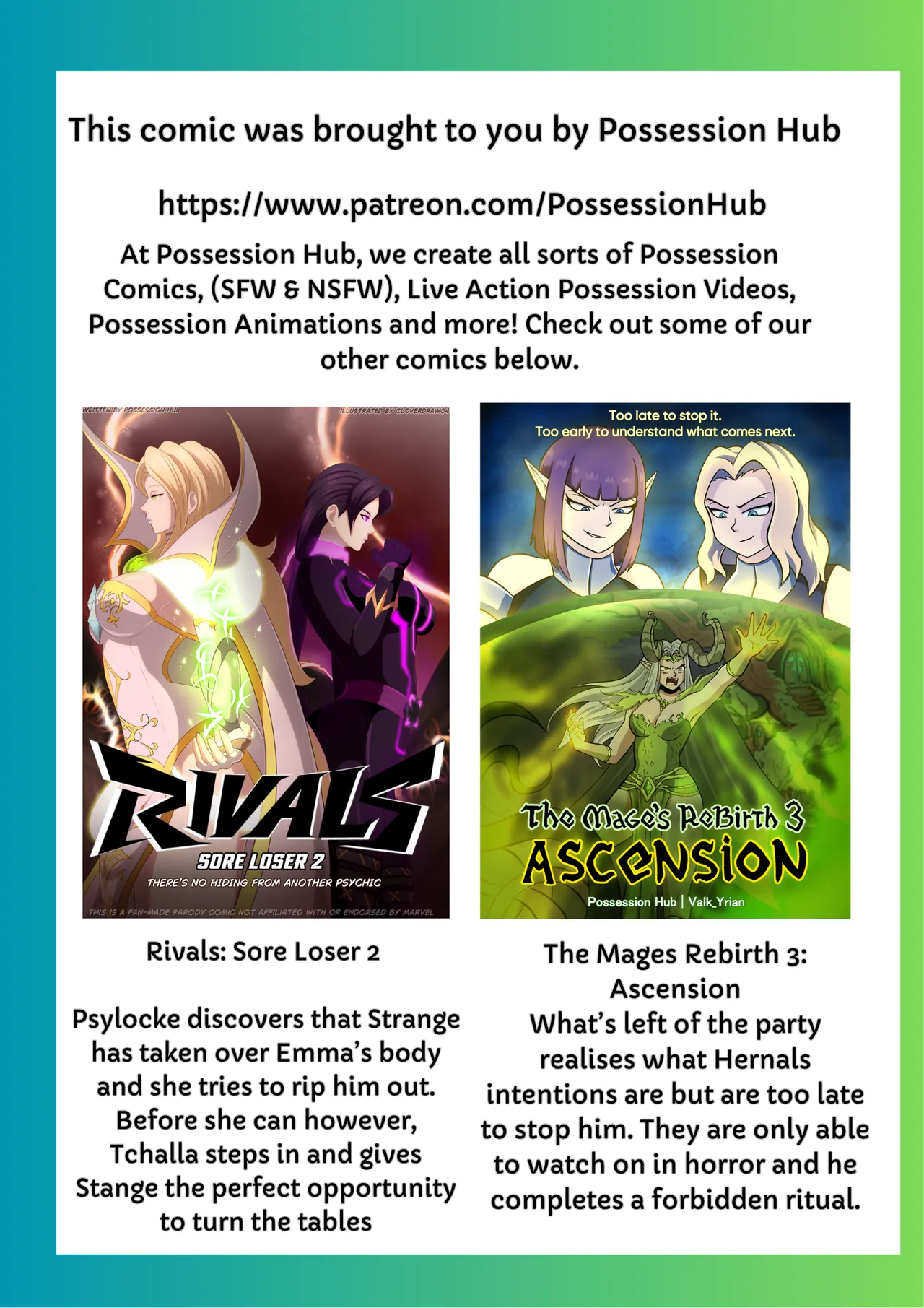 Rivals: Sore Loser porn comic picture 13