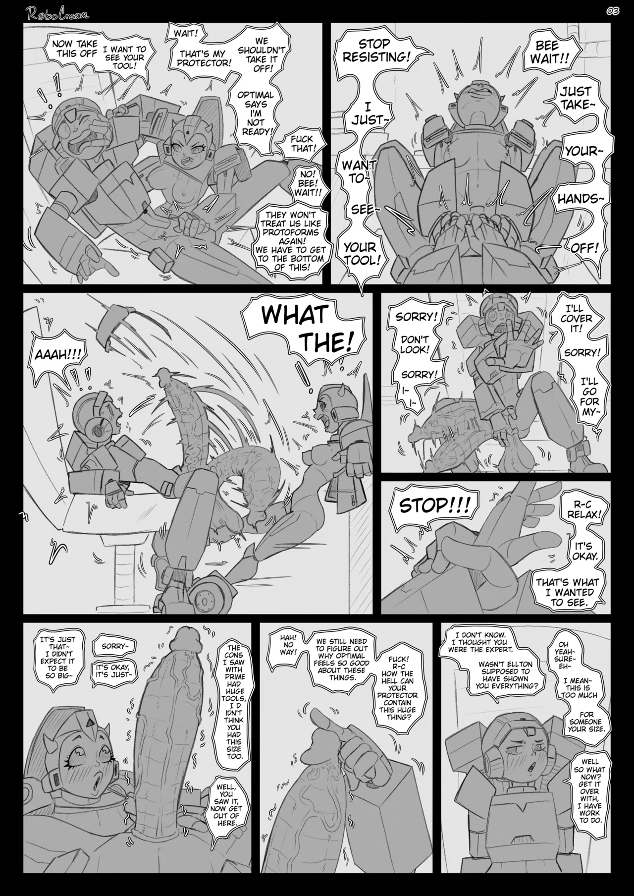 Roboformers porn comic picture 4