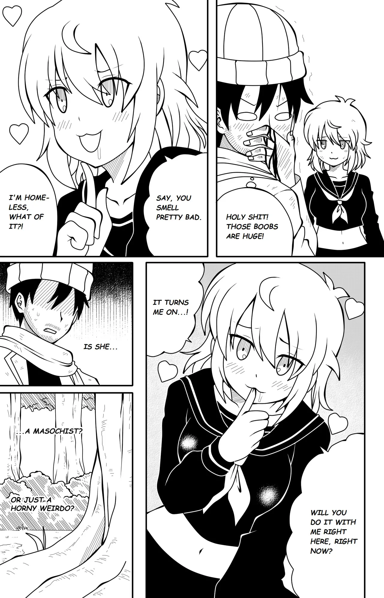 Ryona's Homeless Misadventure porn comic picture 5