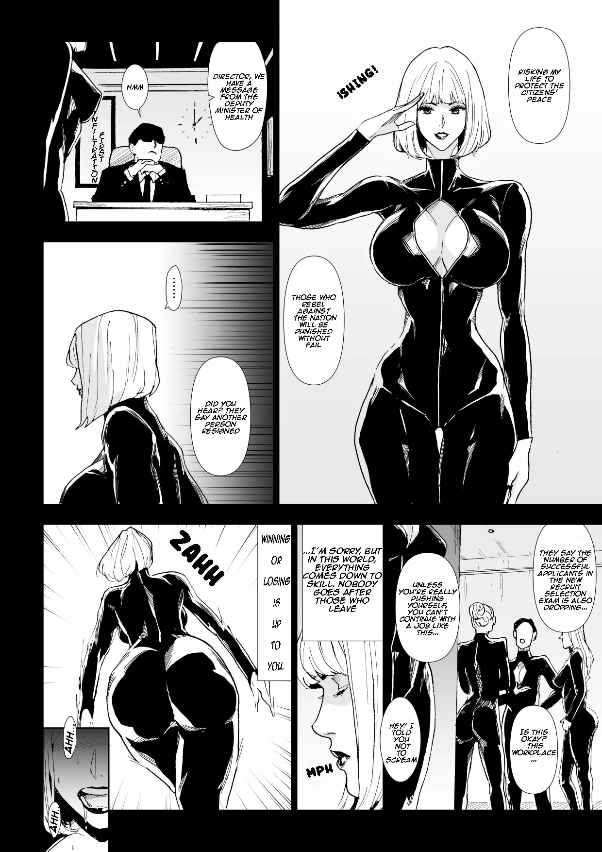 Ryosen Infiltration Agent Defeated | Ichiryuu Sennyuu Sousakan Haiboku porn comic picture 9