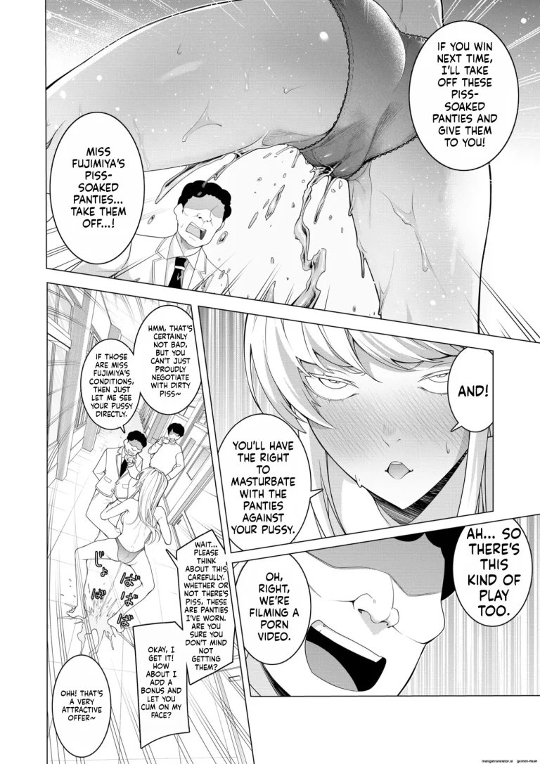 Saimin Appli de! ~Chou Cool! Tensai Half Ojou-sama ni Hentai Omanko Geinin to Shite AV Haishin Sasete Mita~ porn comic picture 33