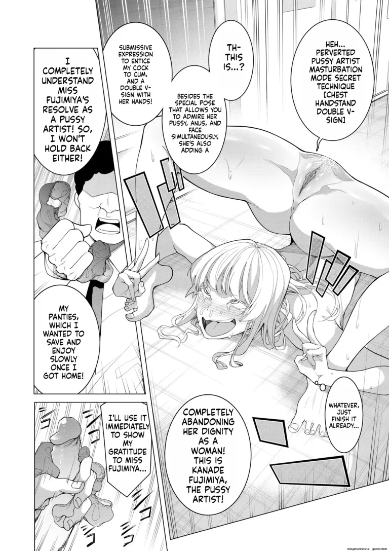 Saimin Appli de! ~Chou Cool! Tensai Half Ojou-sama ni Hentai Omanko Geinin to Shite AV Haishin Sasete Mita~ porn comic picture 37