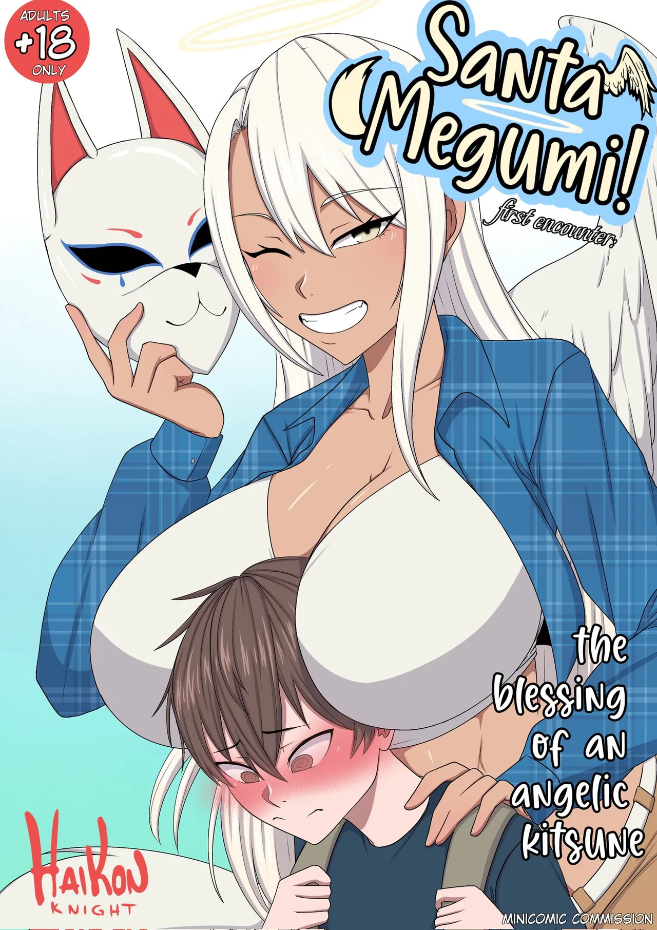 SANTA MEGUMI first encounter - the blessing of an angelic kitsune porn comic picture 1