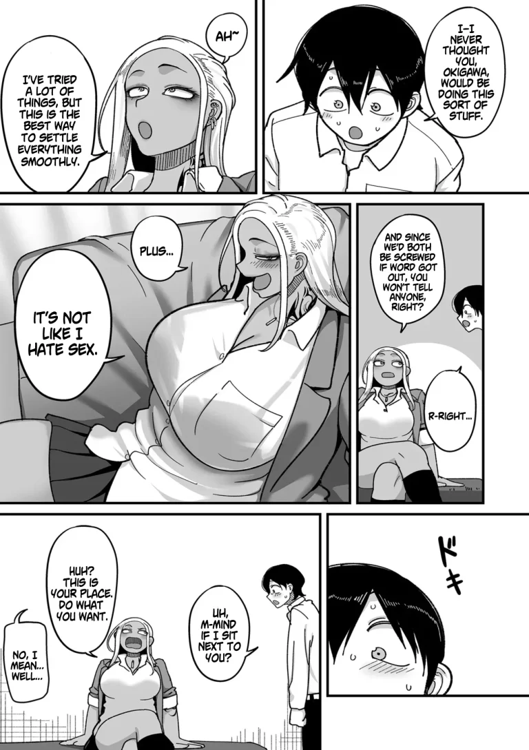 School Prostitution Journal Chapter 1: Kuro Gyaru Delinquent Okigawa porn comic picture 11