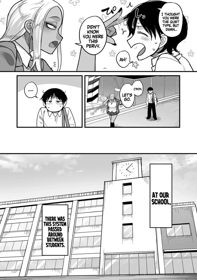 School Prostitution Journal Chapter 1: Kuro Gyaru Delinquent Okigawa porn comic picture 4