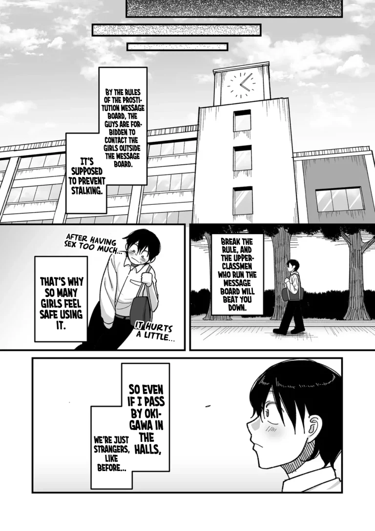 School Prostitution Journal Chapter 1: Kuro Gyaru Delinquent Okigawa porn comic picture 44