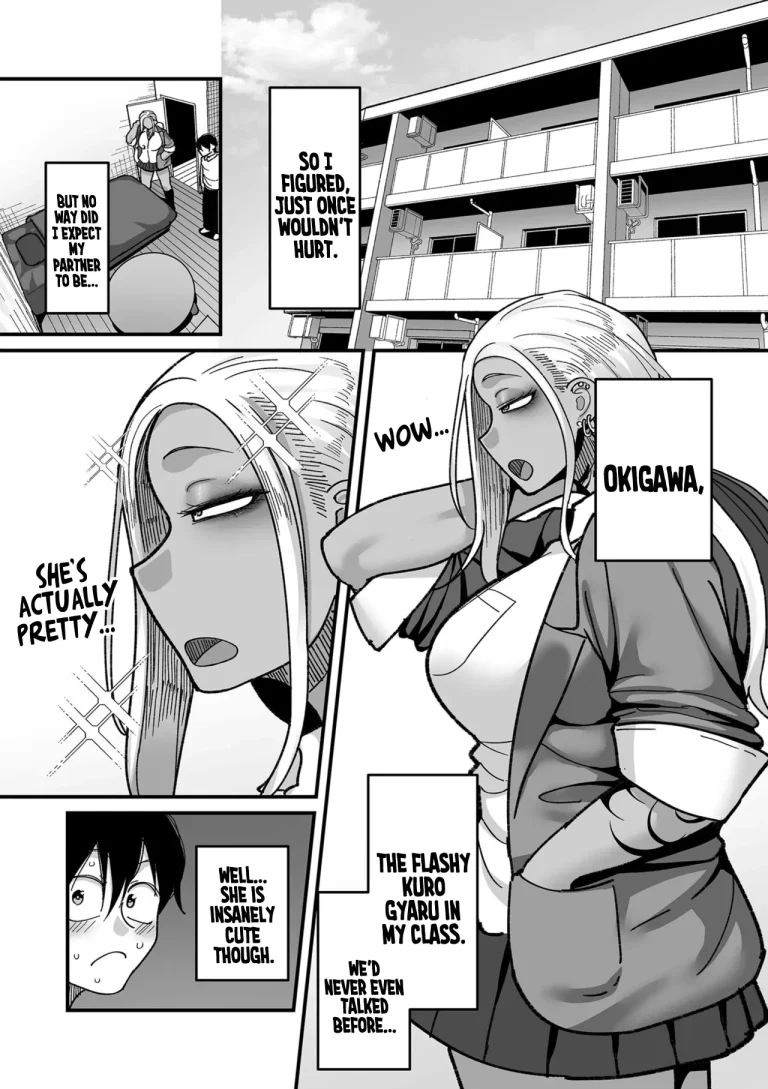 School Prostitution Journal Chapter 1: Kuro Gyaru Delinquent Okigawa porn comic picture 9