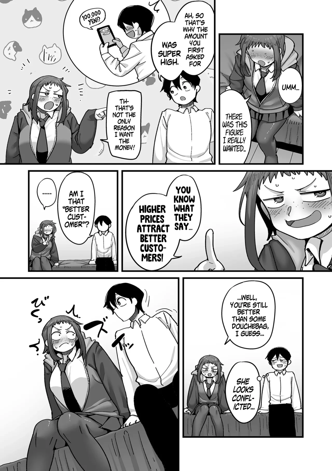 School Prostitution Journal (Comix) - Chapter 2: Freckled Introvert Yoshida porn comic picture 4