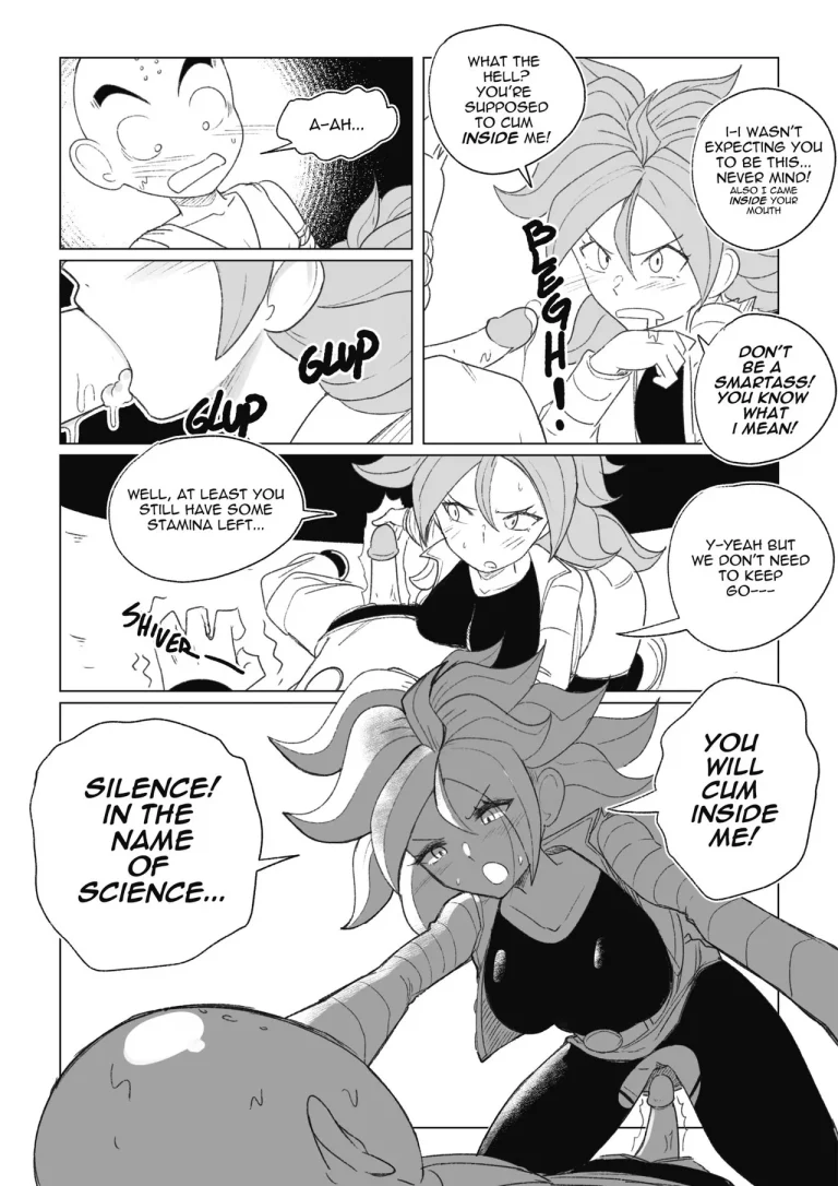 Science with the Z-Warriors porn comic picture 16