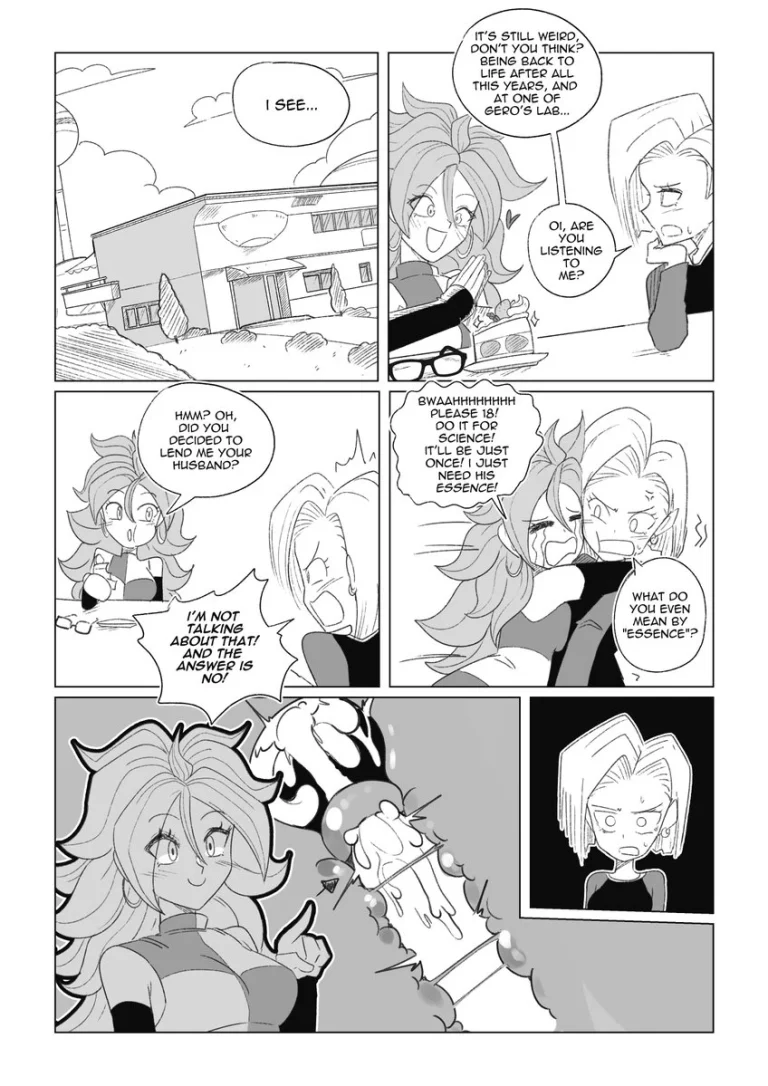 Science with the Z-Warriors porn comic picture 9