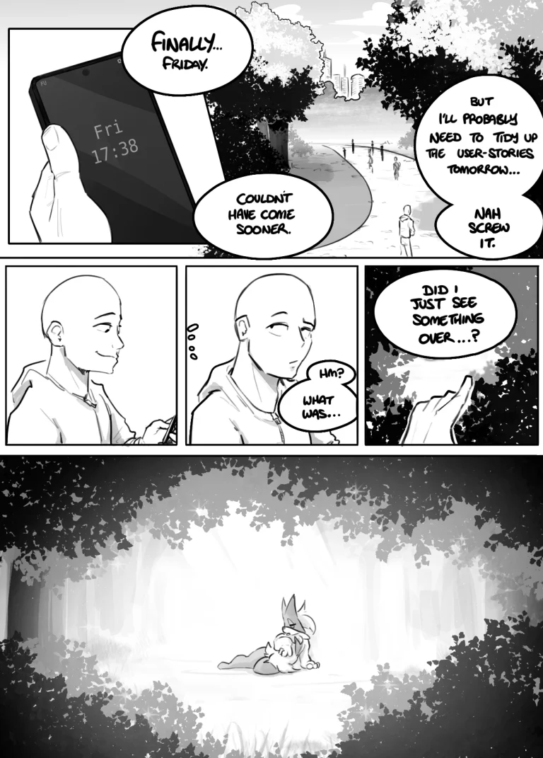 Scratching post porn comic picture 1