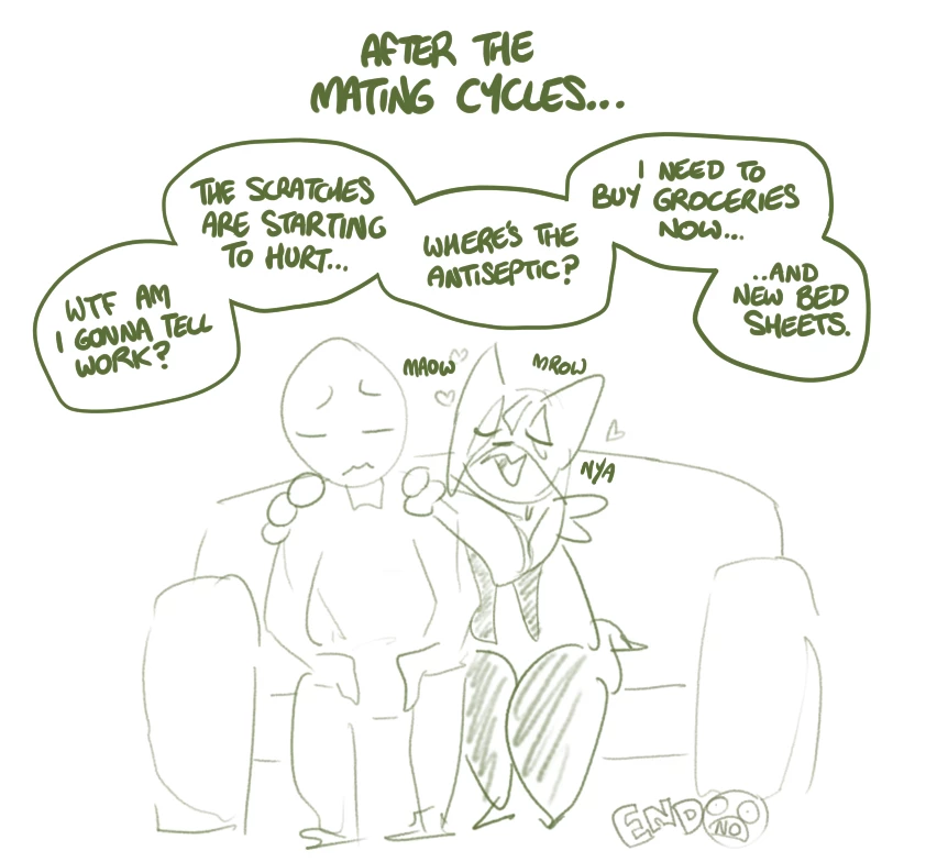 Scratching post porn comic picture 11
