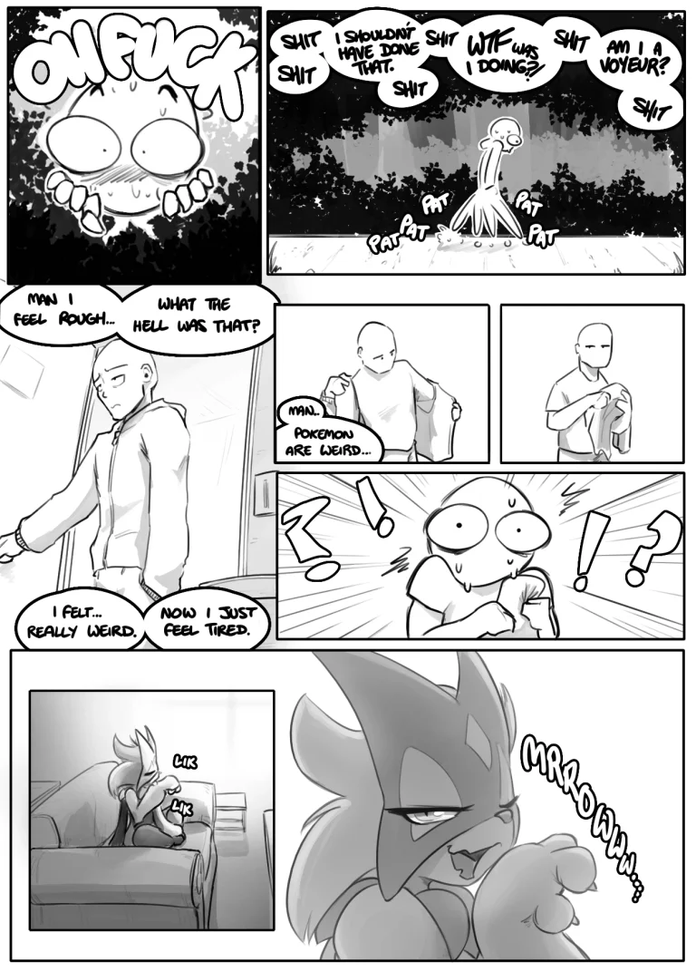 Scratching post porn comic picture 3