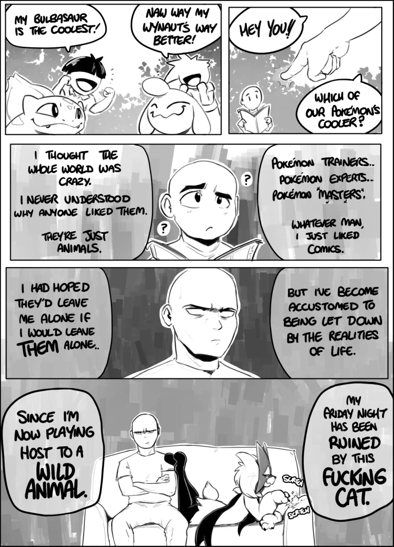 Scratching post porn comic picture 4
