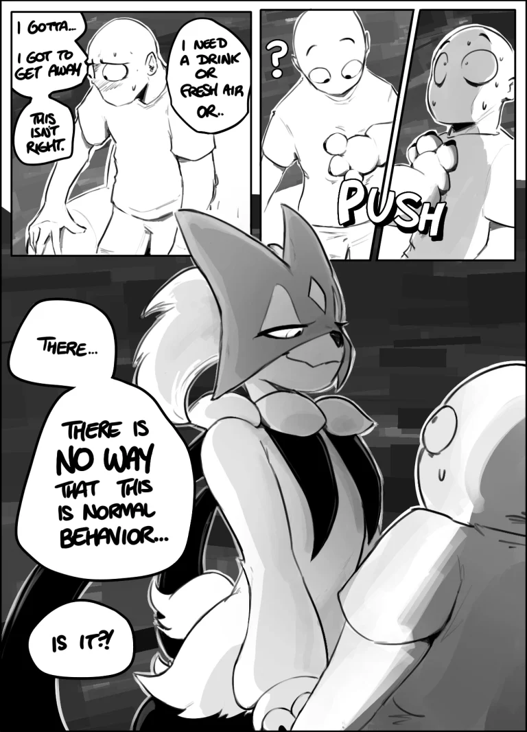 Scratching post porn comic picture 6