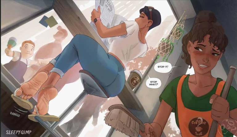 Seduced Barista porn comic picture 32