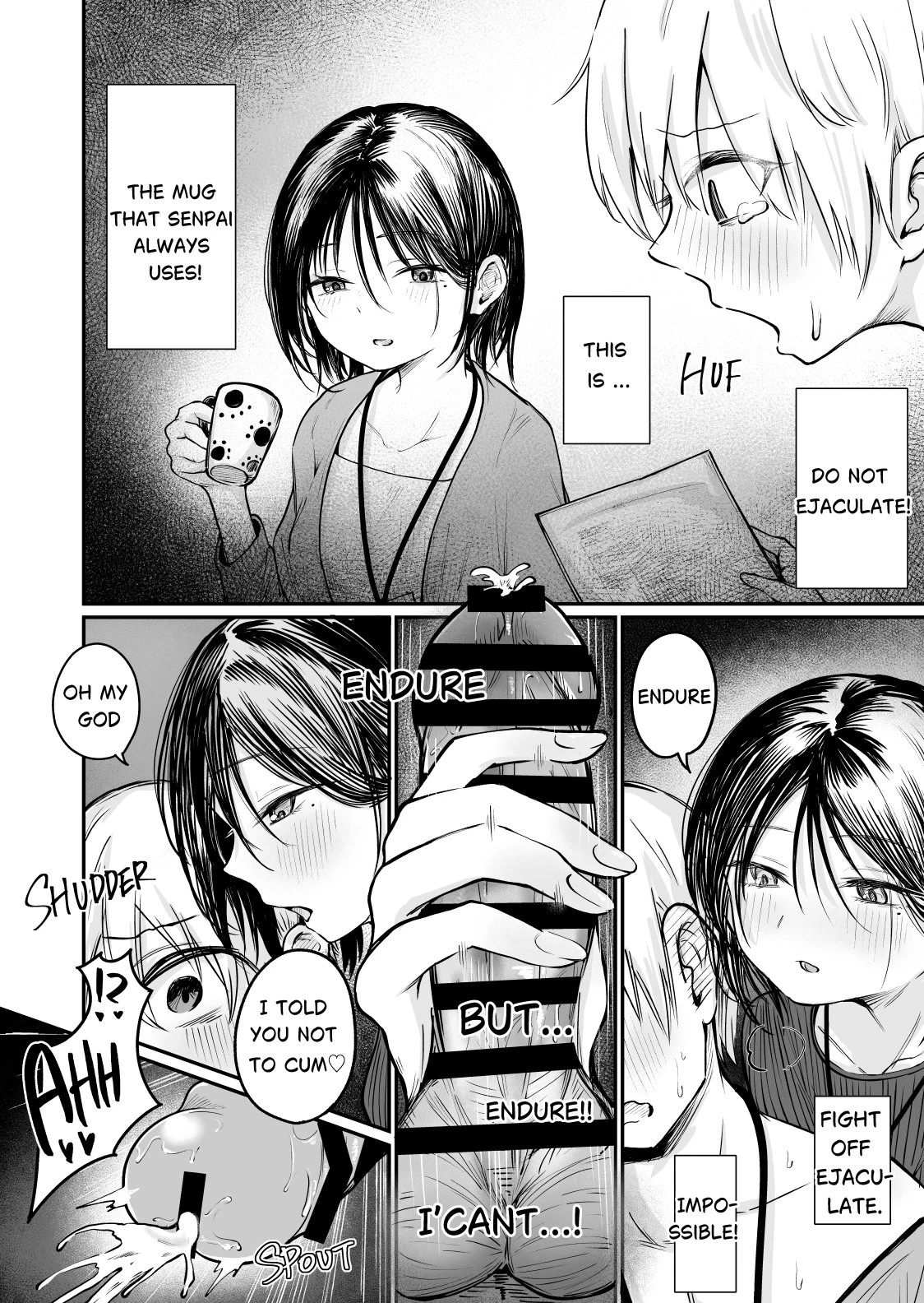 Senpai! I'm Not Your Dildo! Uck! porn comic picture 13