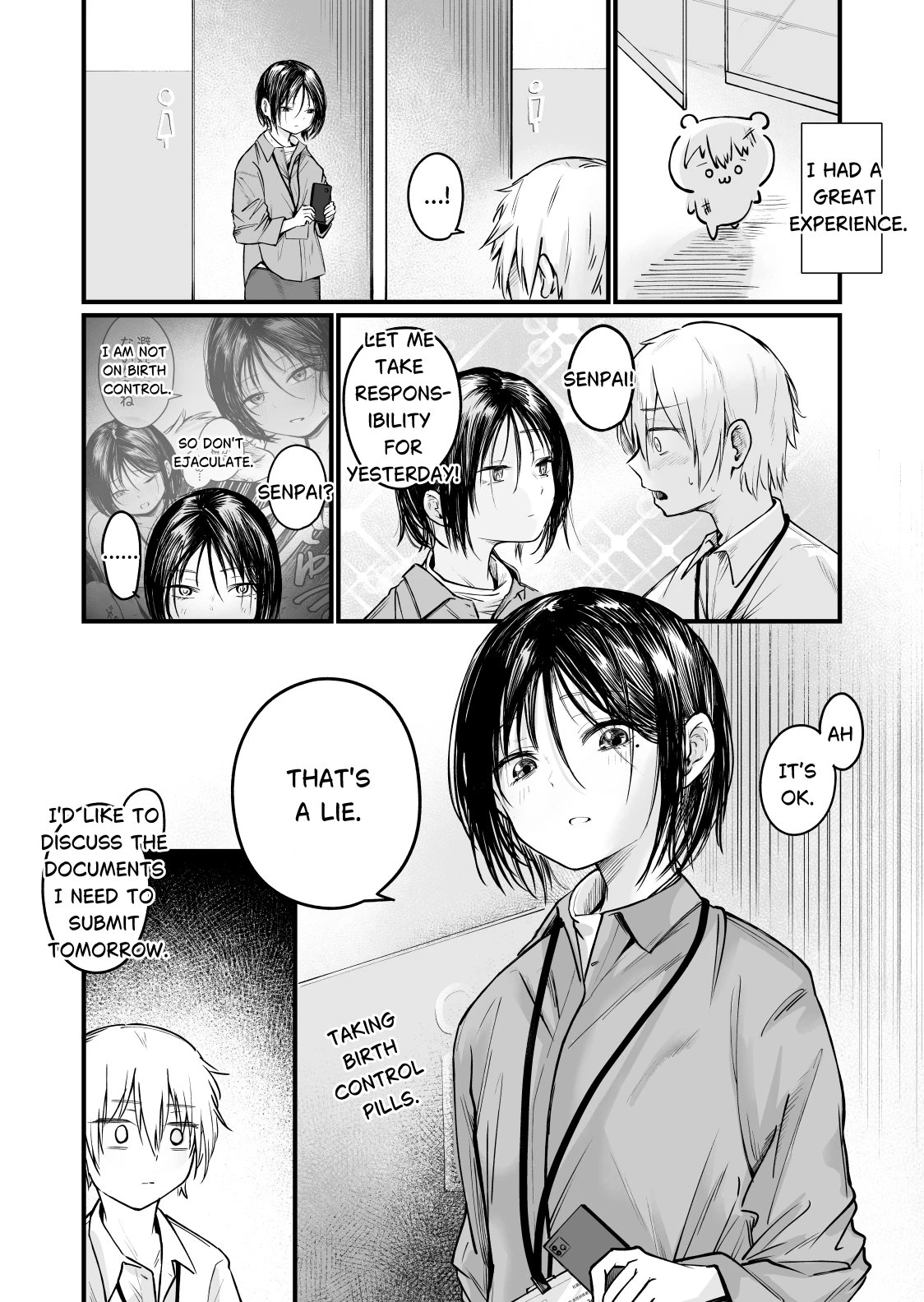Senpai! I'm Not Your Dildo! Uck! porn comic picture 25