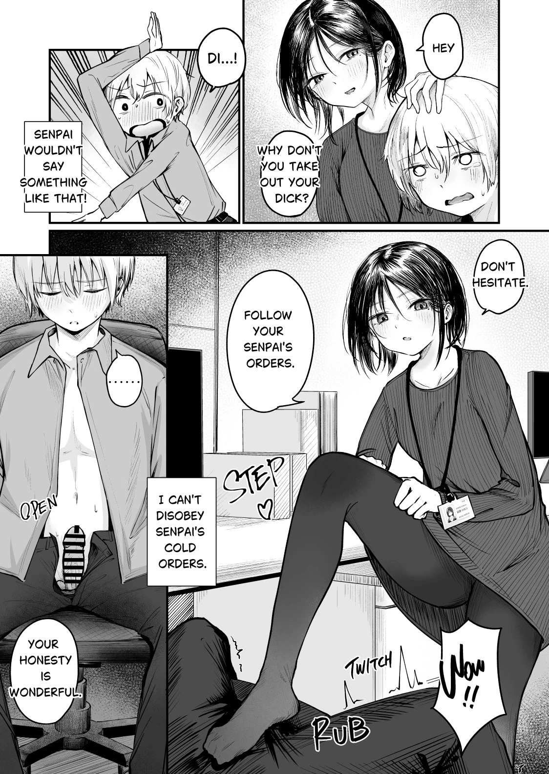 Senpai! I'm Not Your Dildo! Uck! porn comic picture 8