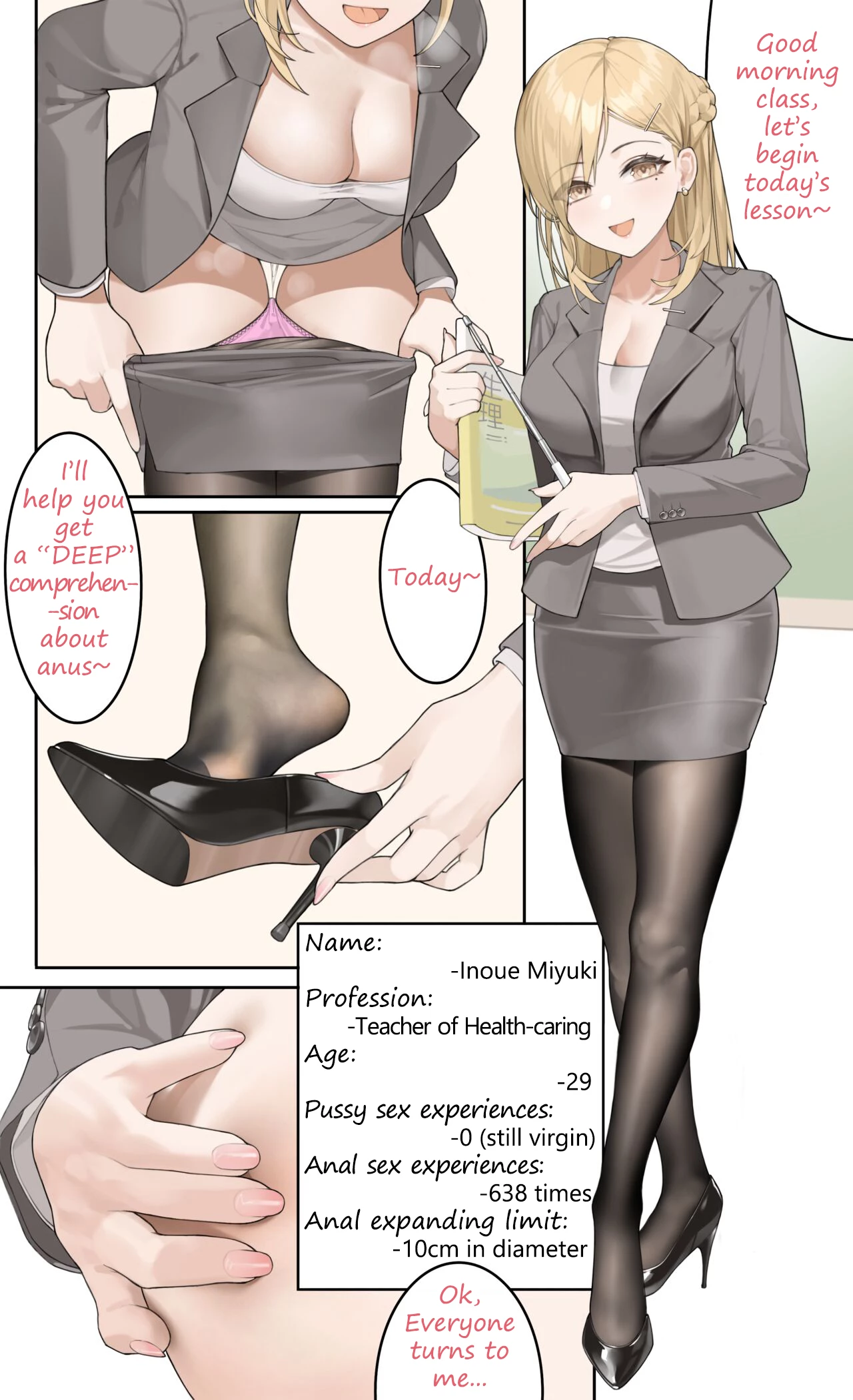 Sensei no Jugyou porn comic picture 2