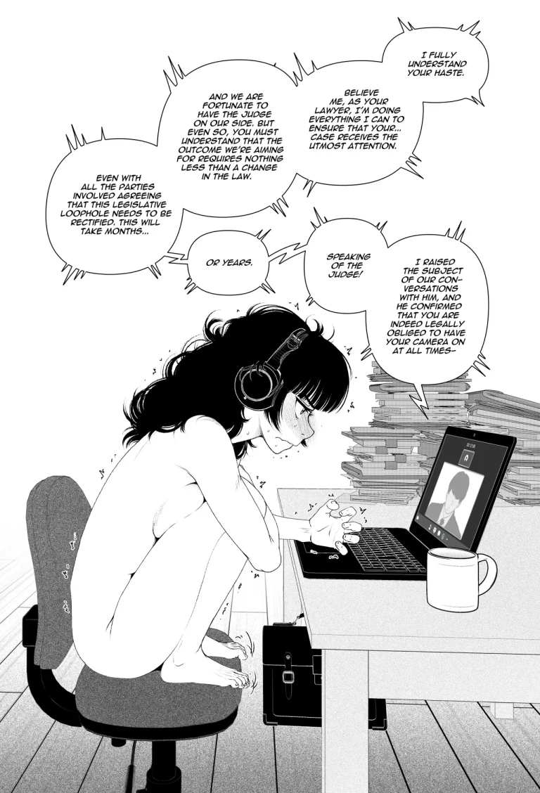 Sentenced to Nudity porn comic picture 8