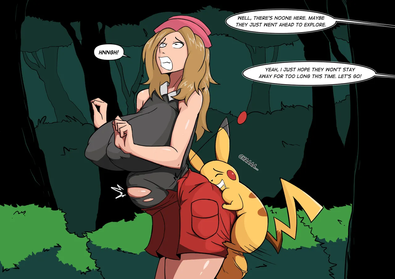 Serena x Pikachu porn comic picture 3