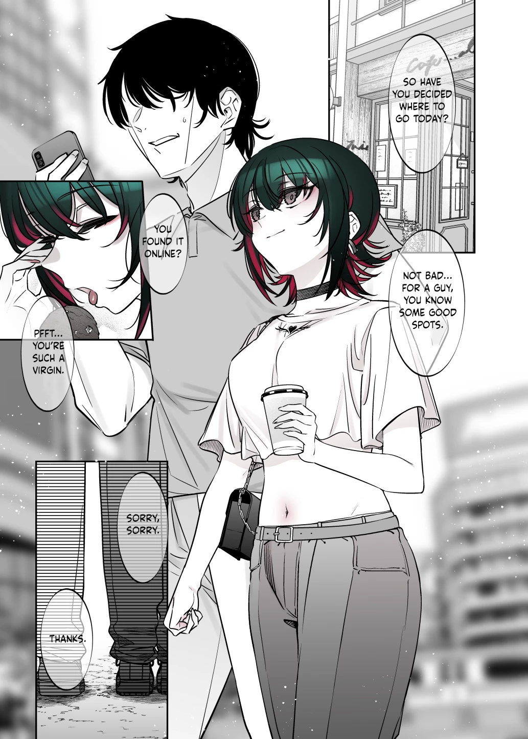 Serious Land Mine Vibes but Deep Down She Seems Sweet porn comic picture 32