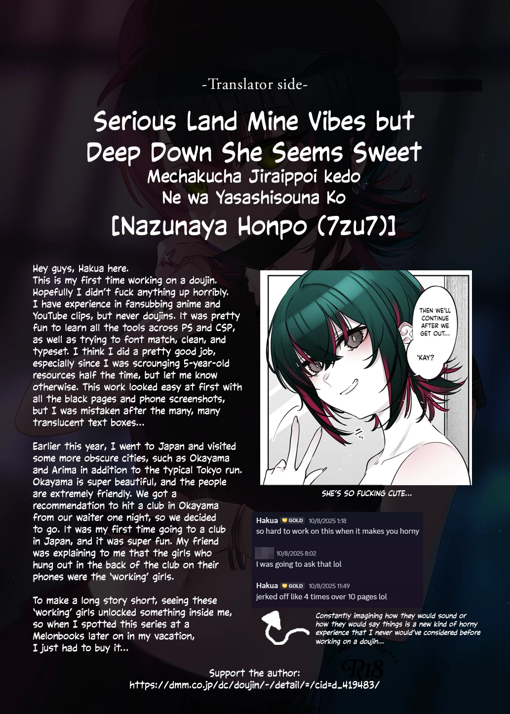 Serious Land Mine Vibes but Deep Down She Seems Sweet porn comic picture 55