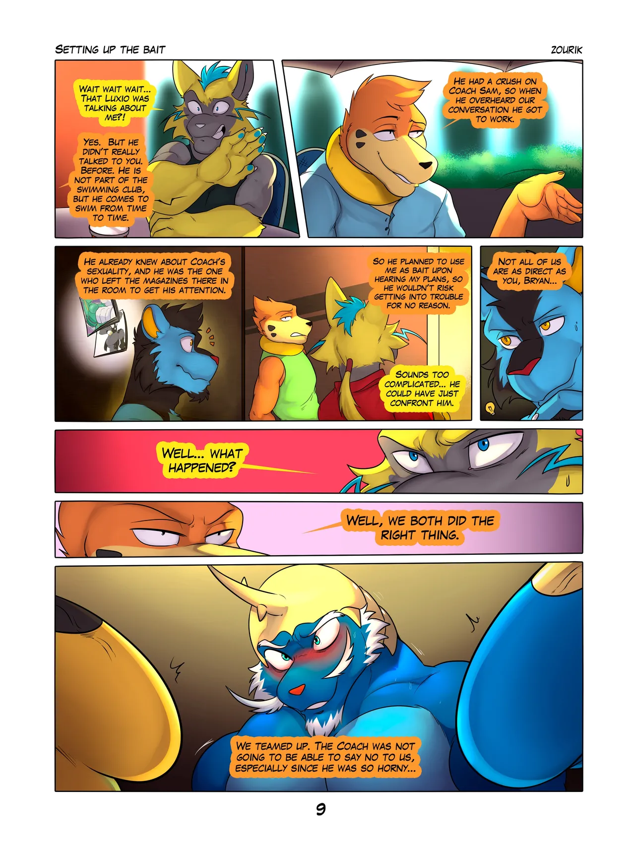 Setting up the bait! porn comic picture 13