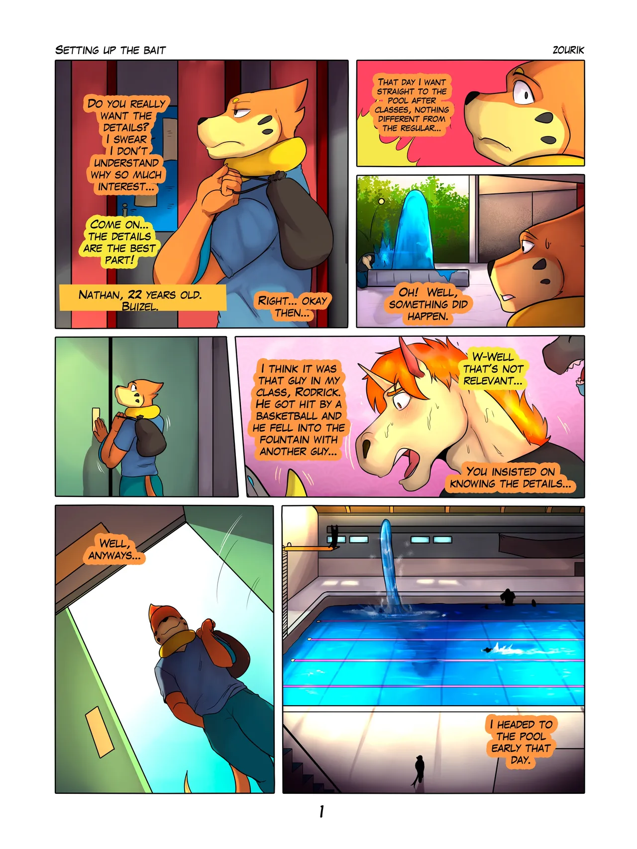 Setting up the bait! porn comic picture 5