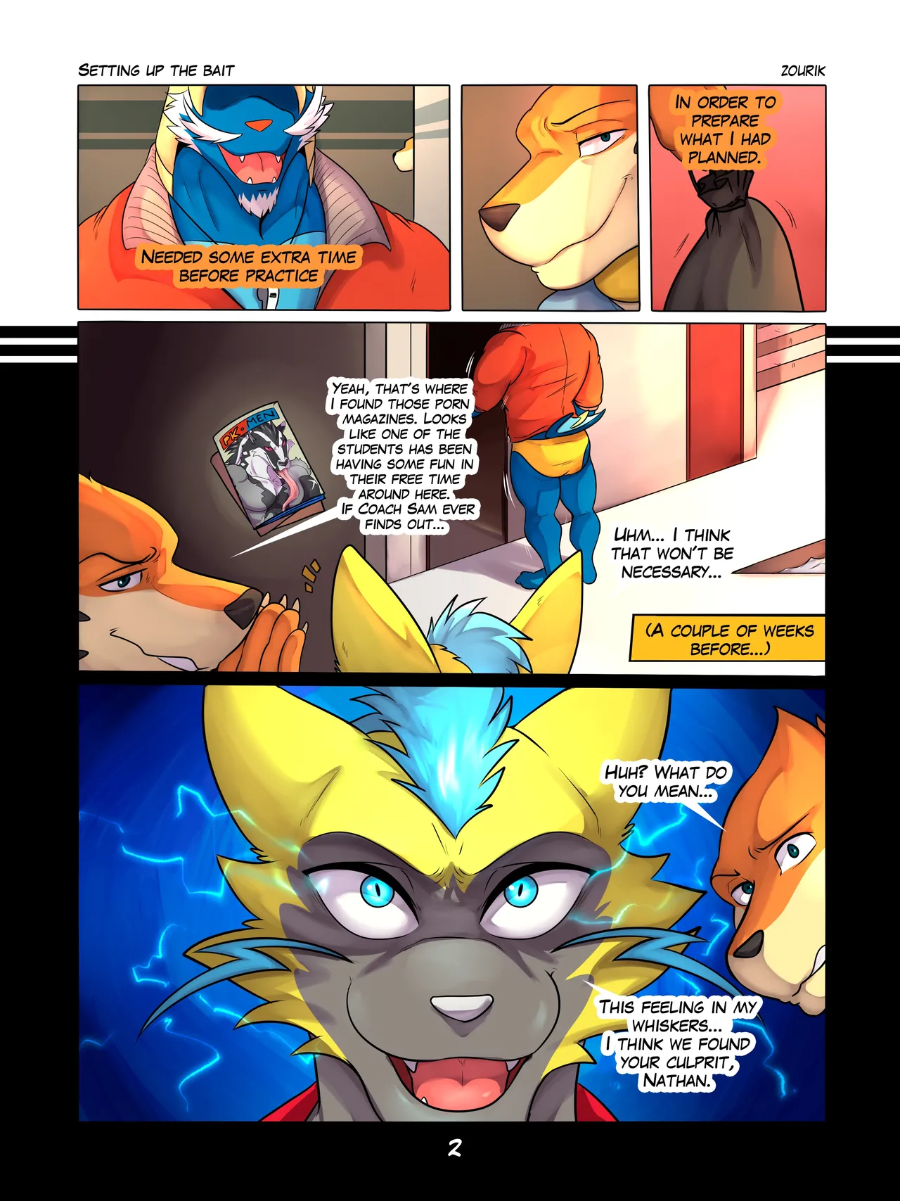 Setting up the bait! porn comic picture 6