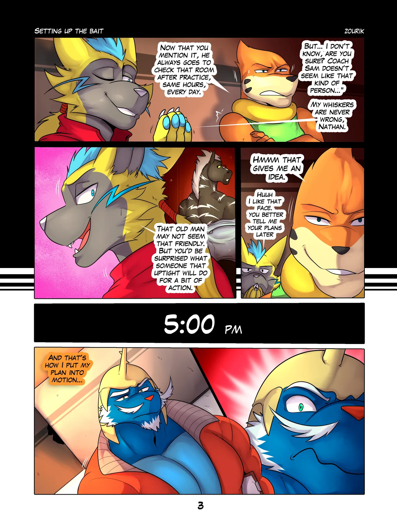 Setting up the bait! porn comic picture 7