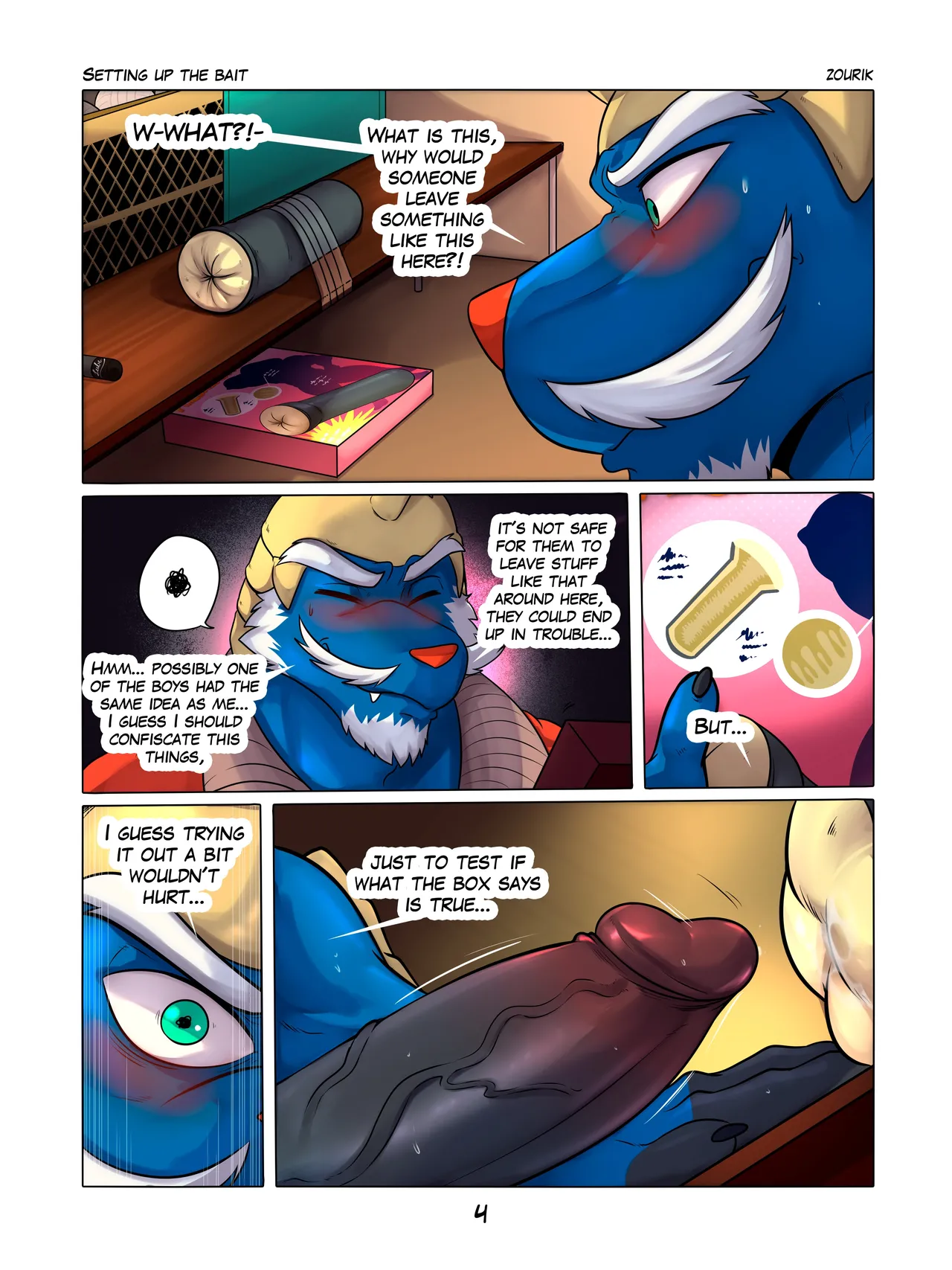 Setting up the bait! porn comic picture 8