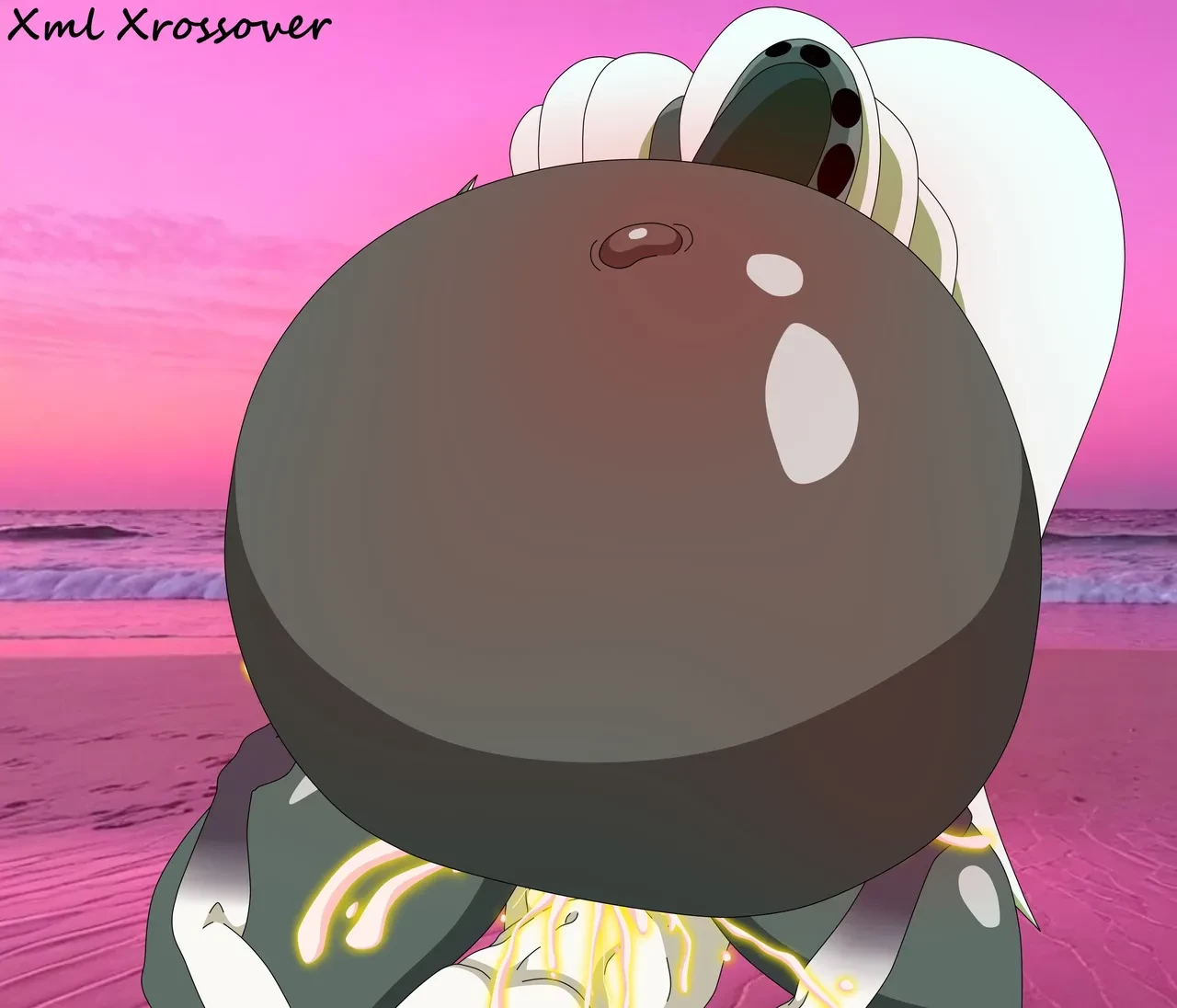 Seviathan X Lilith / Hellsa X Lucifer at the Beach porn comic picture 33
